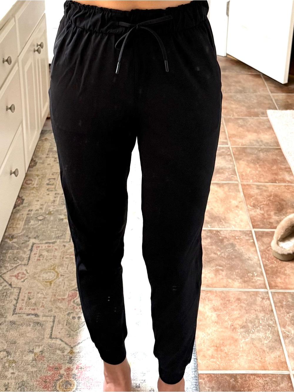 lululemon athletica Black Drawstring Jogger Pants